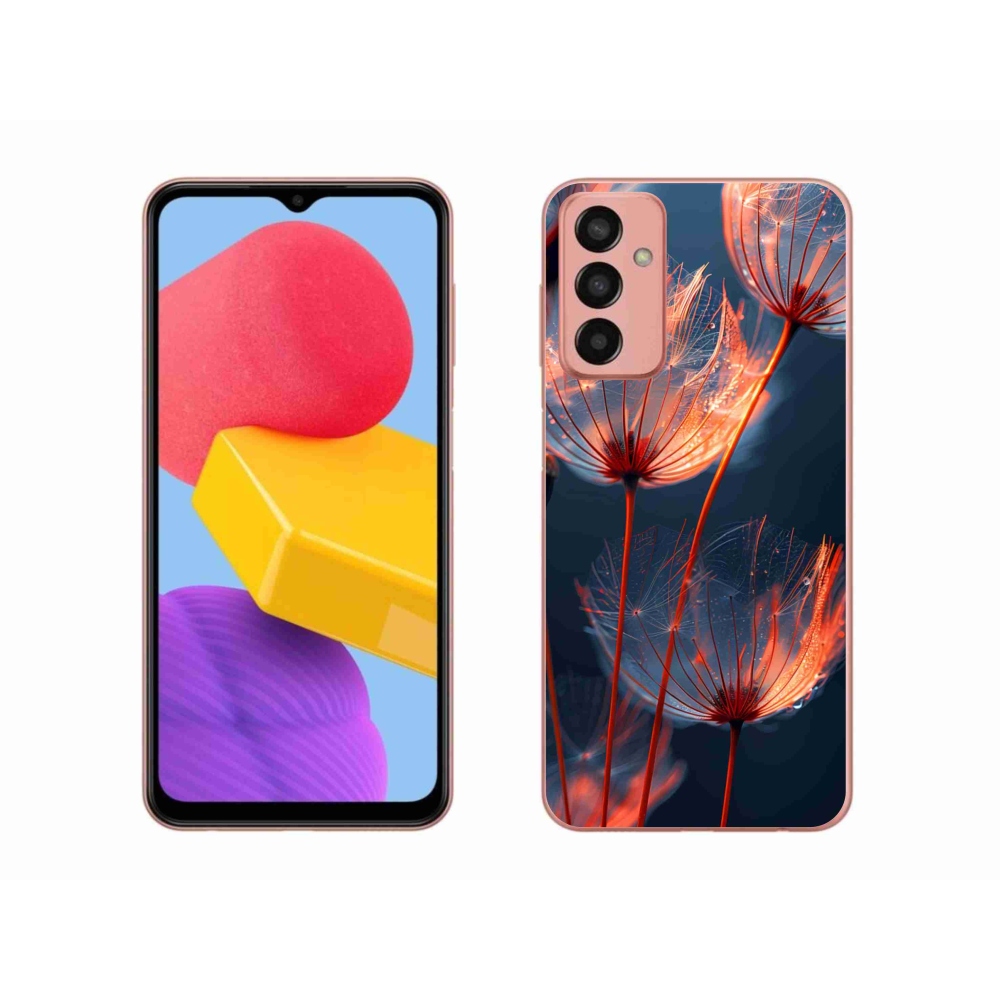 Zselés borítás mmCase Samsung Galaxy M13 készülékhez - világító pehely