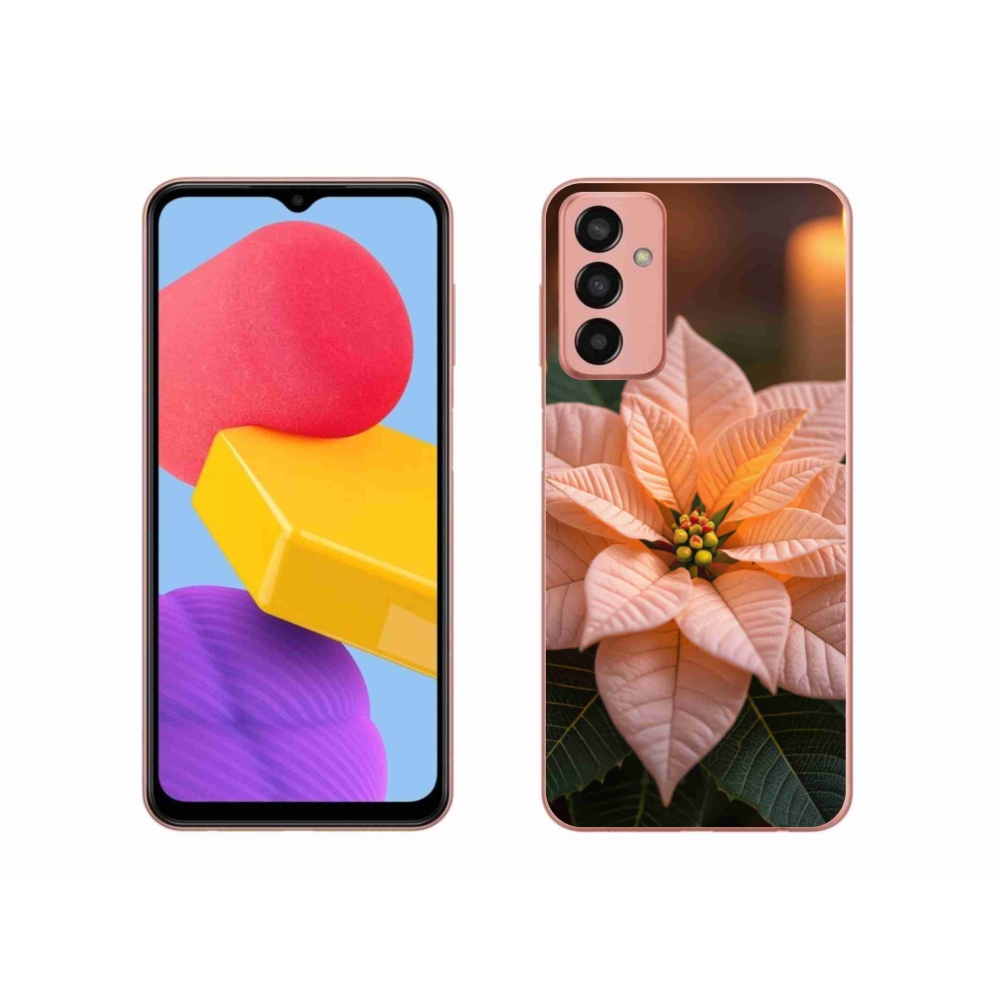 Gél borítás mmCase Samsung Galaxy M13 készülékhez - mikulásvirág