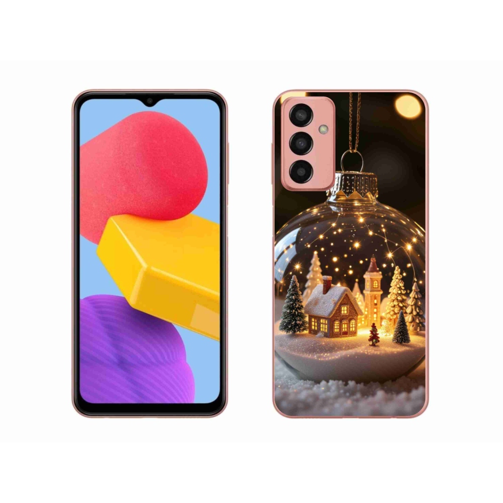 Gél borító mmCase Samsung Galaxy M13 - Karácsonyi gömbök 3