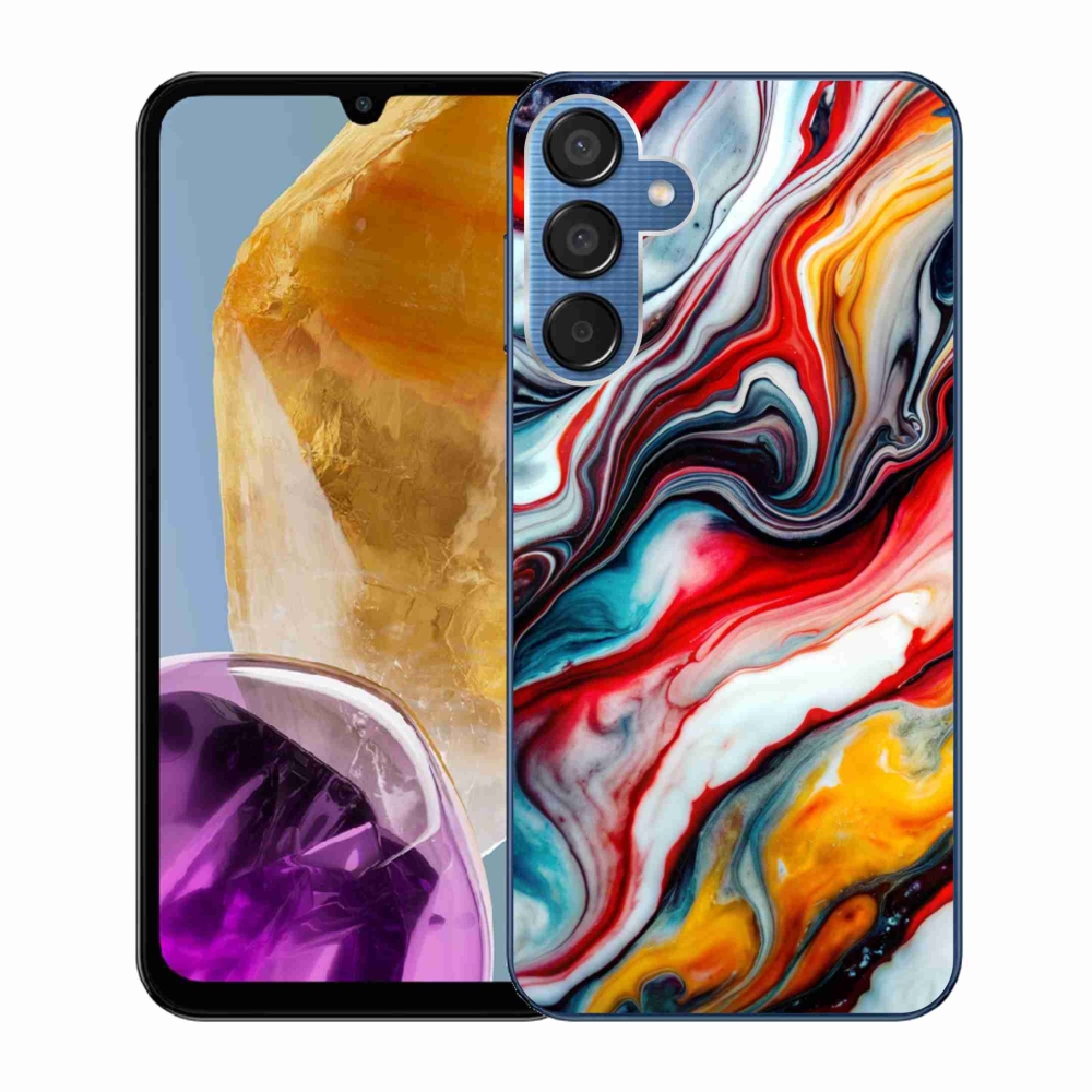 Zselés borítás mmCase Samsung Galaxy M15 5G - absztrakt motívum 35