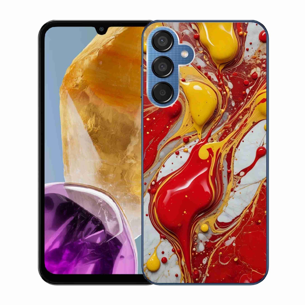 Zselés borítás mmCase Samsung Galaxy M15 5G - absztrakt motívum 42