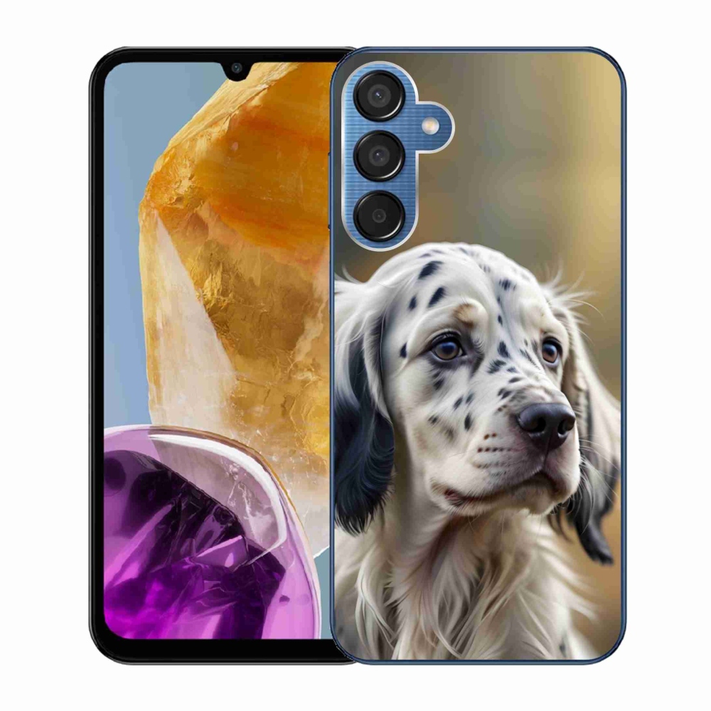 Gél védőhuzat mmCase Samsung Galaxy M15 5G - English Setter