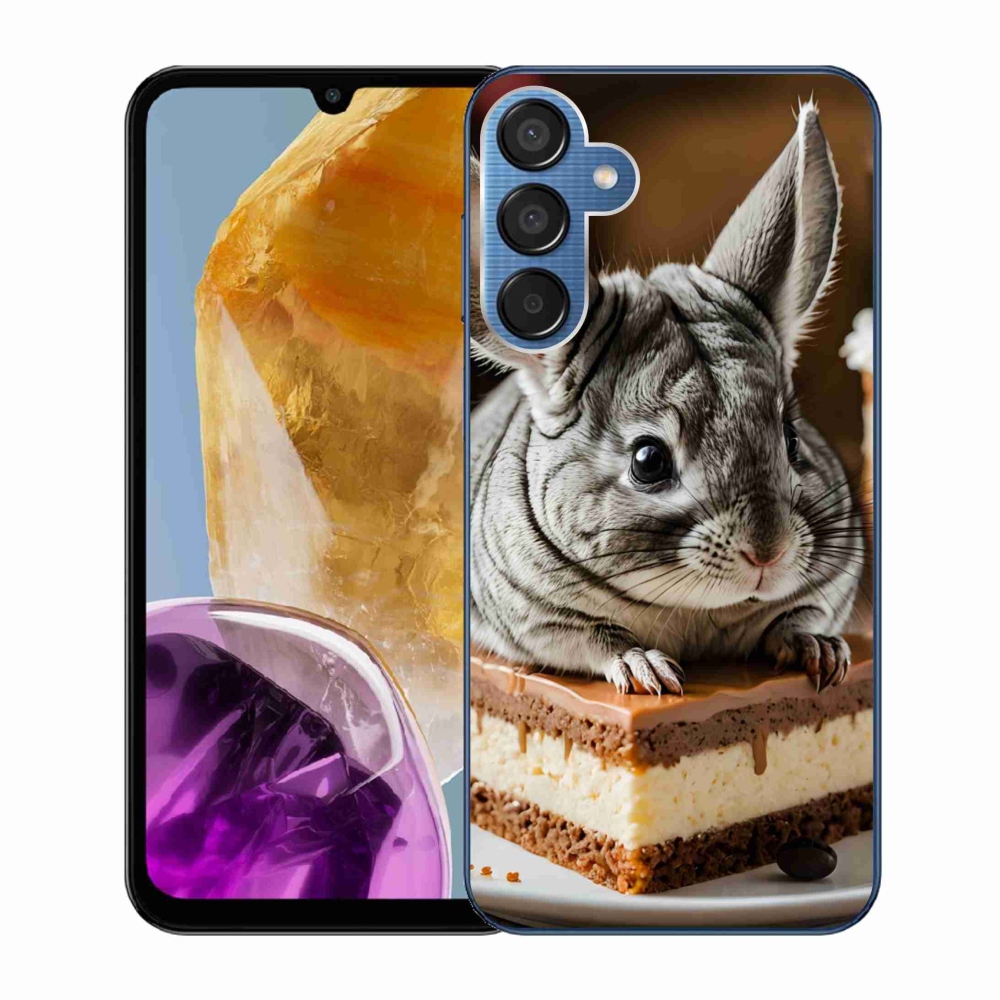 Zselés borítás mmCase Samsung Galaxy M15 5G - csincsilla