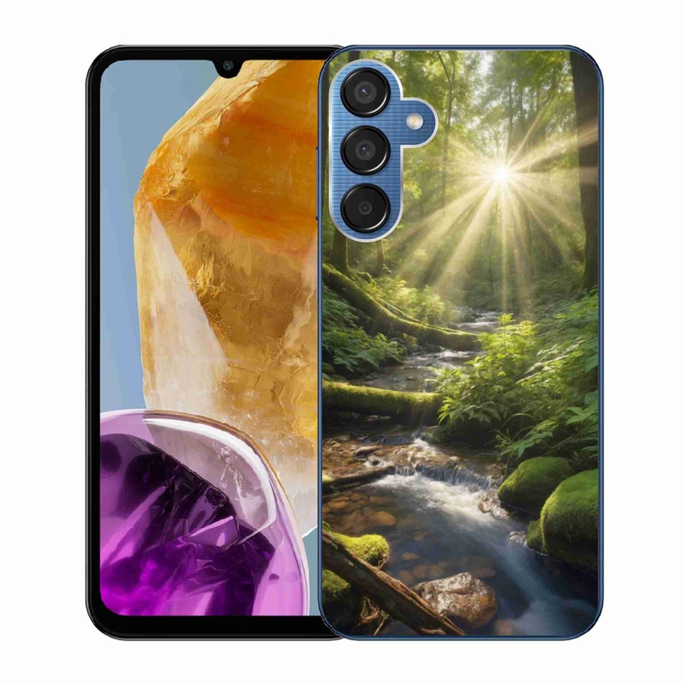 Zselés borítás mmCase Samsung Galaxy M15 5G - erdő mélysége