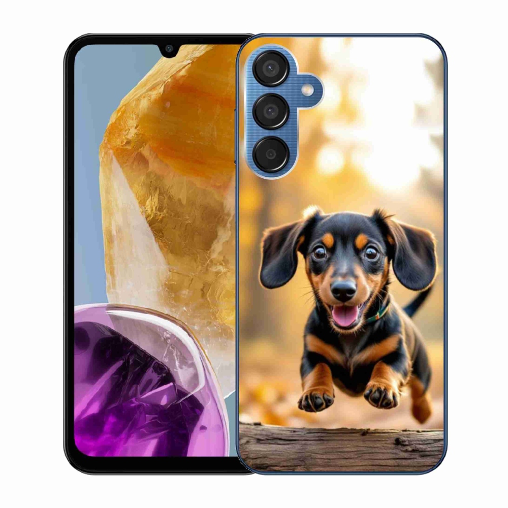 Zselés borítás mmCase Samsung Galaxy M15 5G - tacskó 2