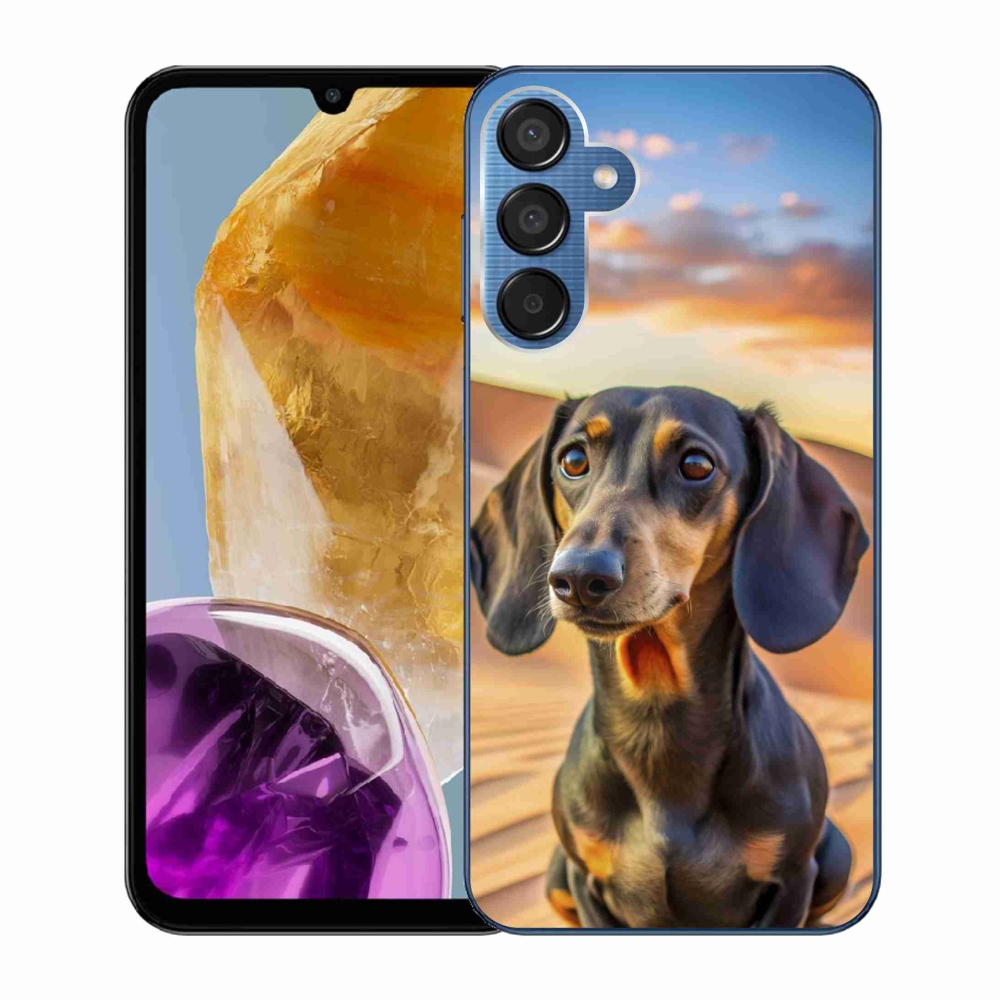 Zselés borítás mmCase Samsung Galaxy M15 5G - tacskó 3