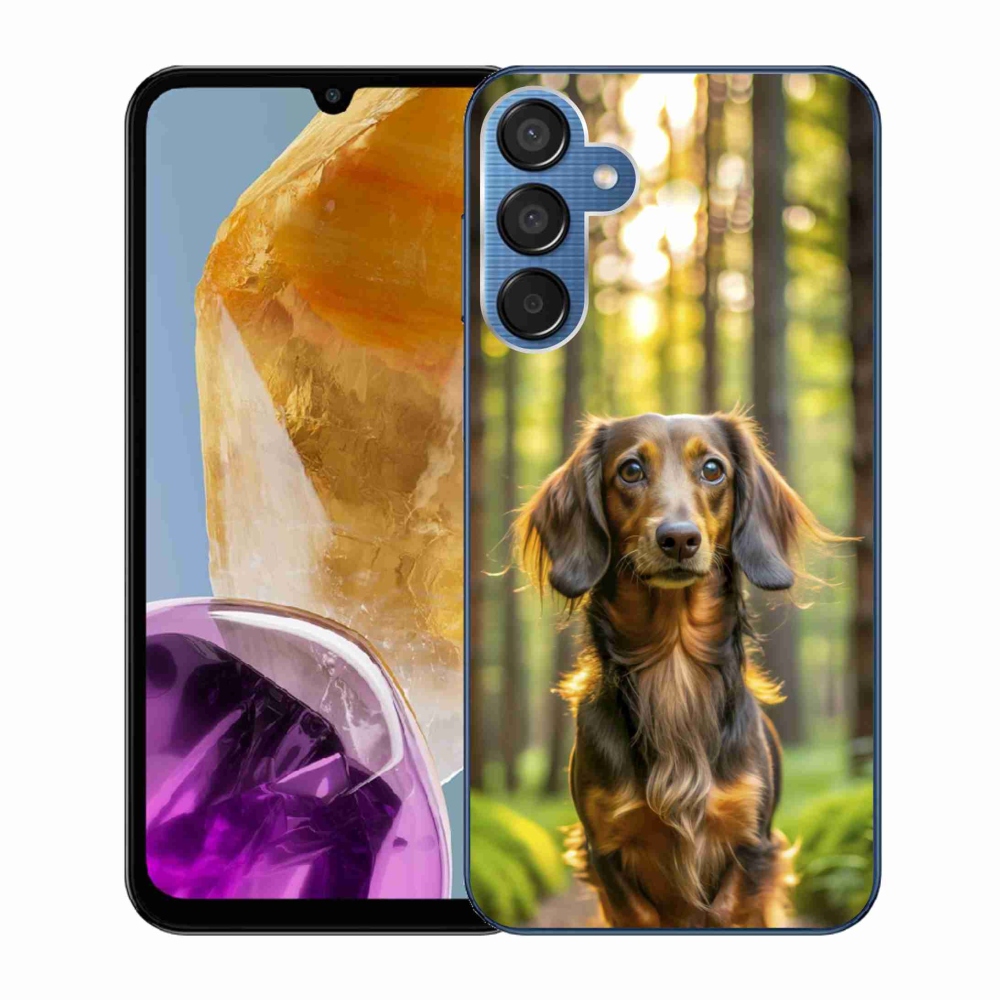 Zselés borítás mmCase Samsung Galaxy M15 5G - tacskó 4