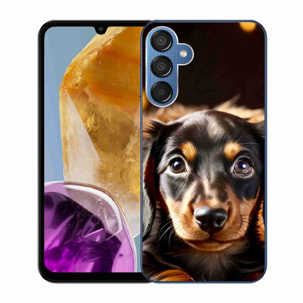 Zselés borítás mmCase Samsung Galaxy M15 5G - tacskóhoz