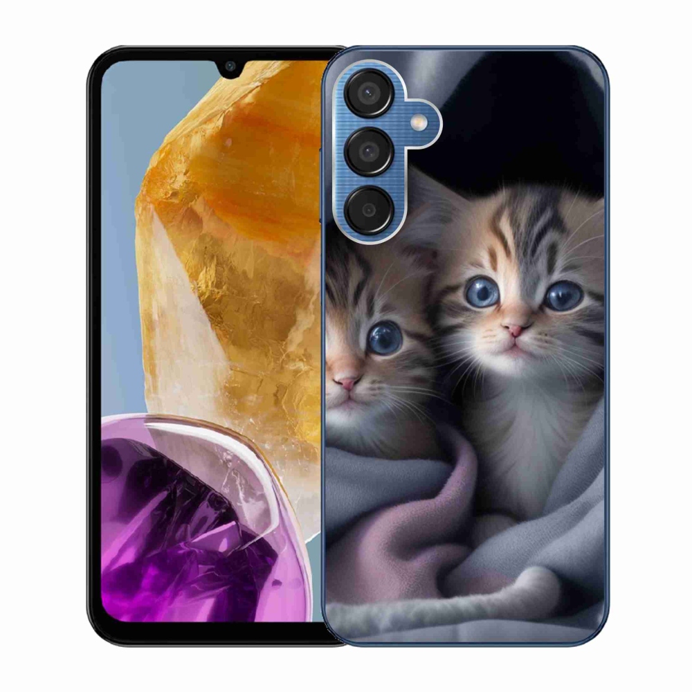 Gél védőburkolat mmCase Samsung Galaxy M15 5G - cat duo 2