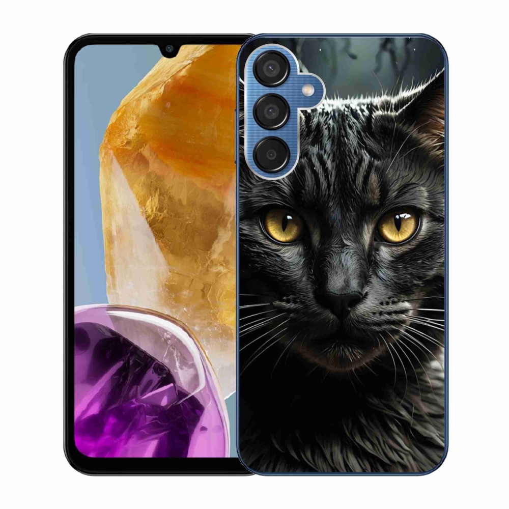 Gél borítás mmCase Samsung Galaxy M15 5G - macskaszem 3