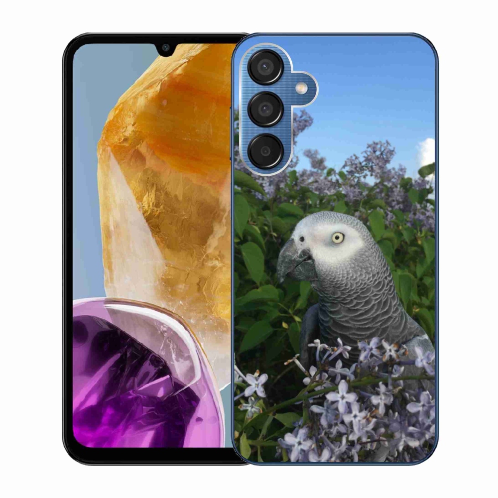 Zselés borítás mmCase Samsung Galaxy M15 5G készülékhez - parrot jacco