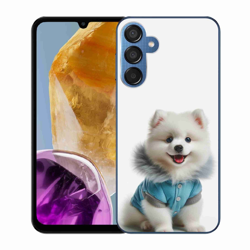 Zselés borítás mmCase Samsung Galaxy M15 5G - pomerániai