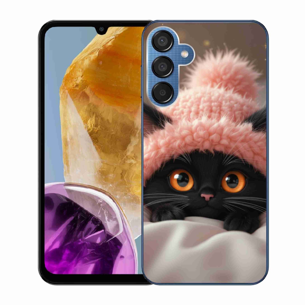 Gél borító mmCase Samsung Galaxy M15 5G - aranyos cica 7