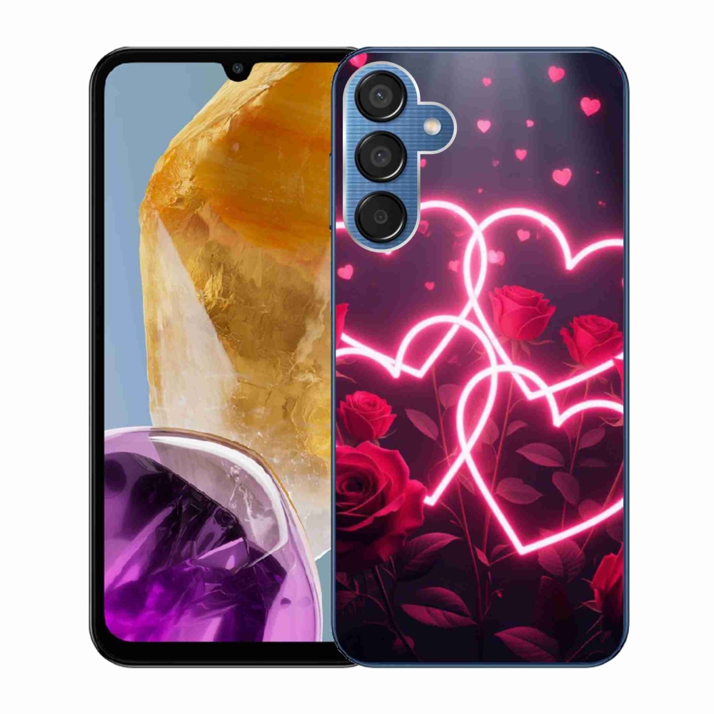 Gél borítás mmCase Samsung Galaxy M15 5G - a szerelem szíve