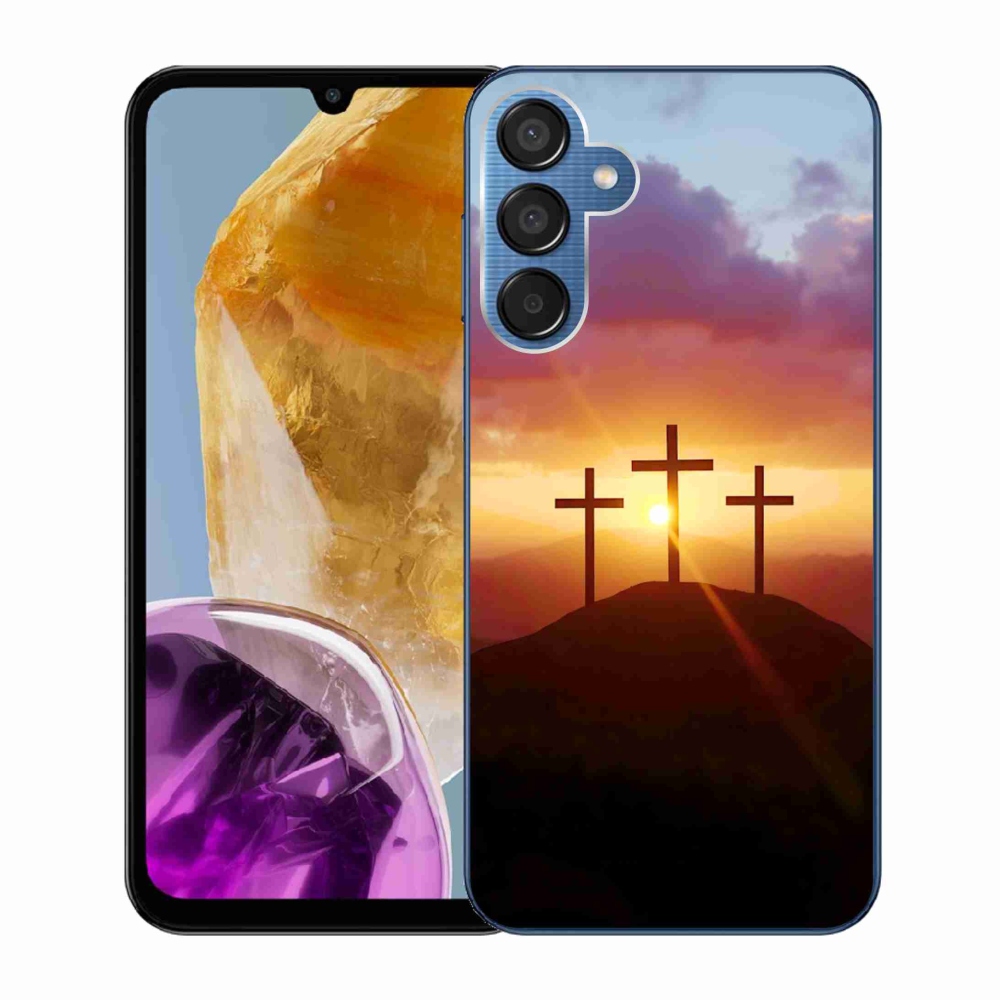 Gél borítás mmCase Samsung Galaxy M15 5G - három kereszt