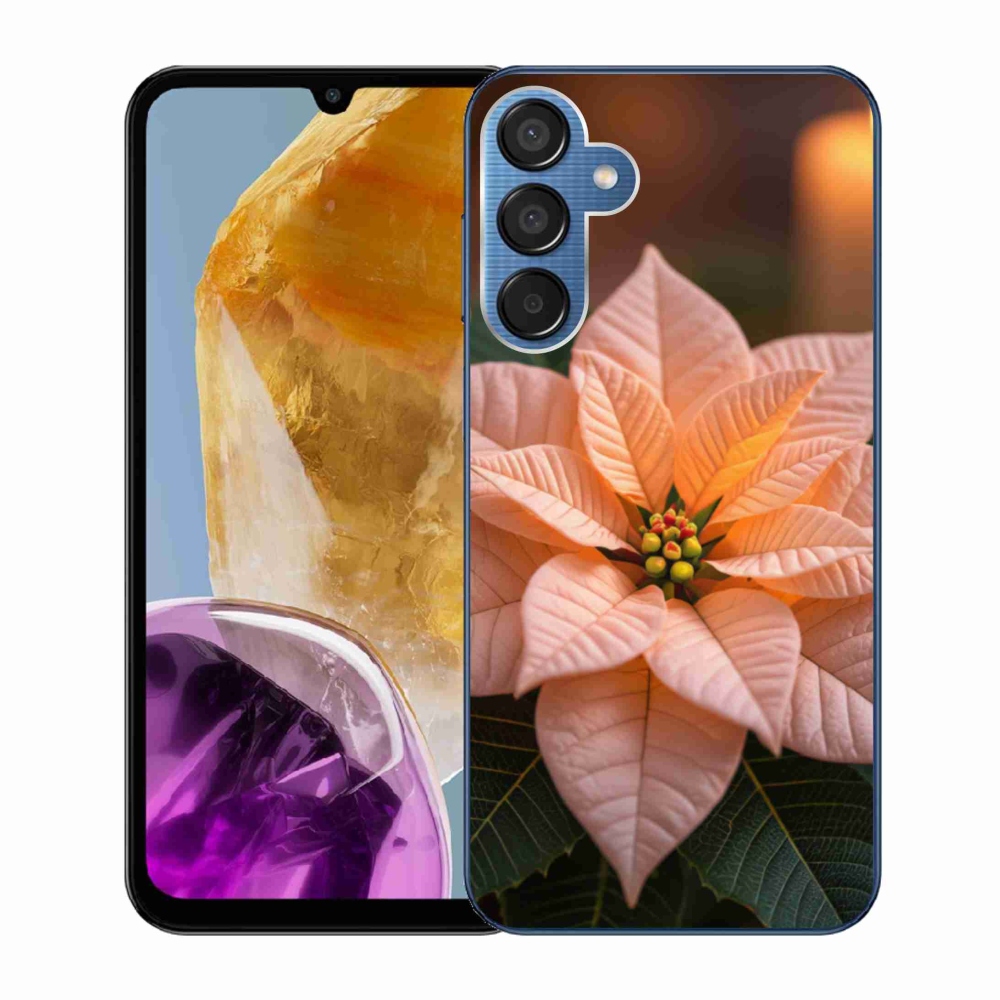 Gél borítás mmCase Samsung Galaxy M15 5G - mikulásvirág