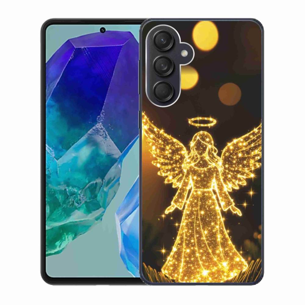 Gél védőhuzat mmCase Samsung Galaxy M55 5G - angyal