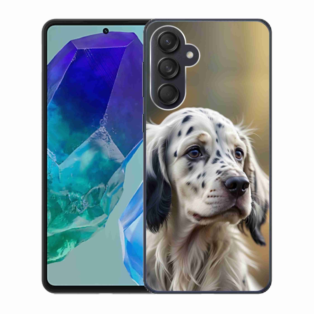 Gél védőhuzat mmCase Samsung Galaxy M55 5G - English Setter