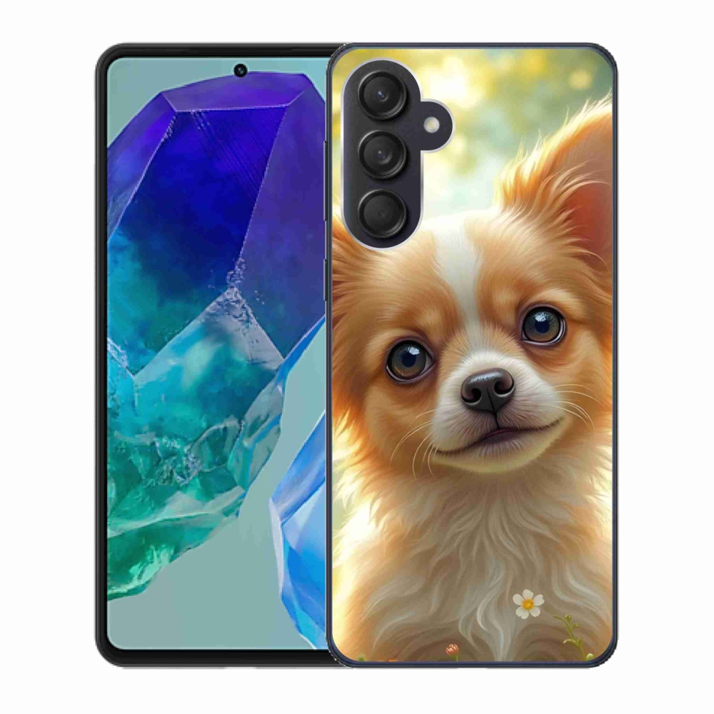 Gél borítás mmCase Samsung Galaxy M55 5G - chihuahua 5