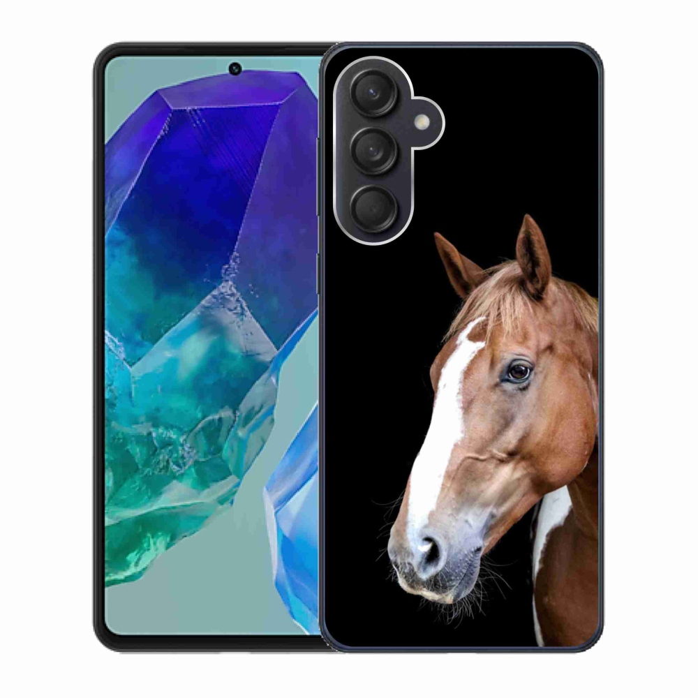Zselés borítás mmCase Samsung Galaxy M55 5G - barna ló 3