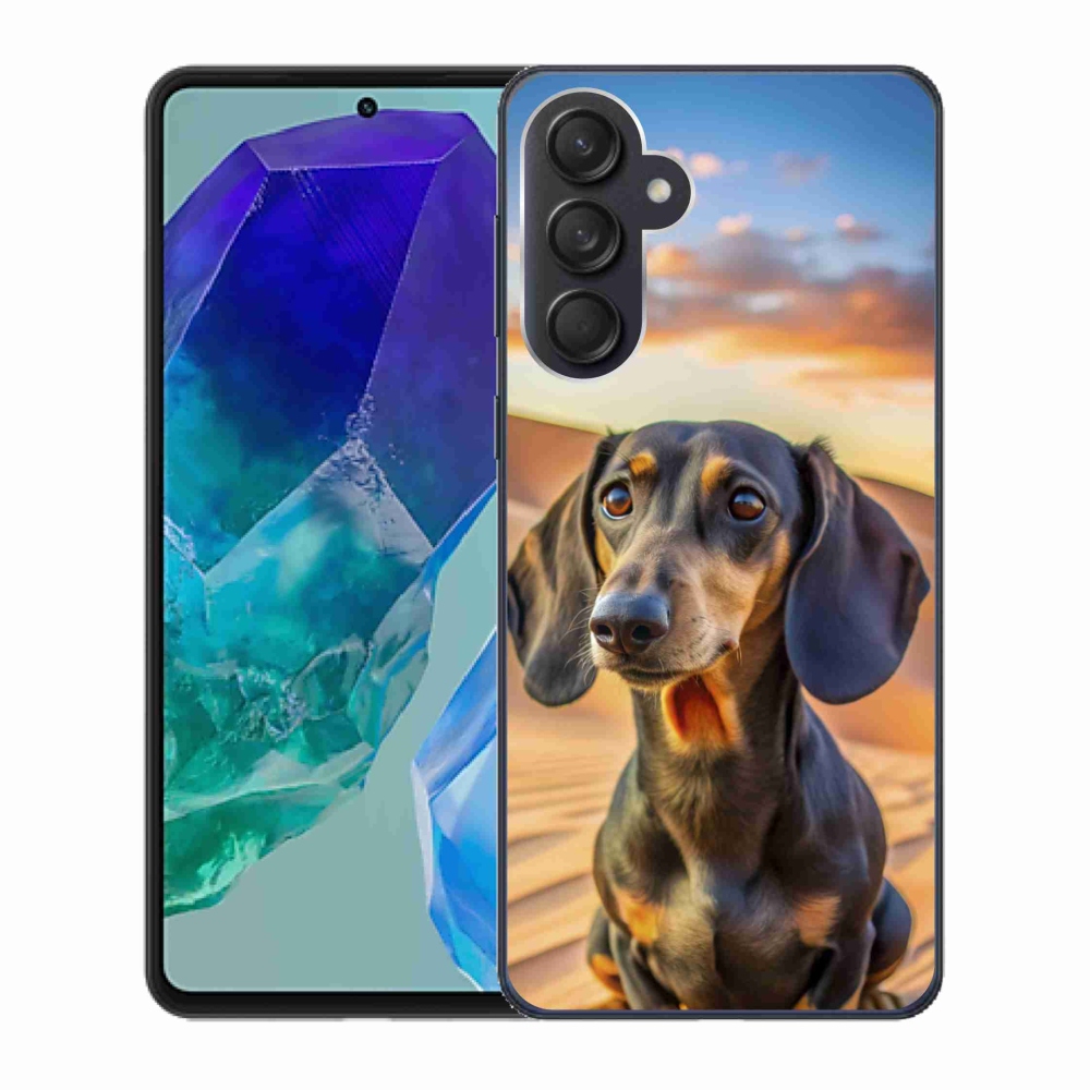 Zselés borítás mmCase Samsung Galaxy M55 5G - tacskó 3