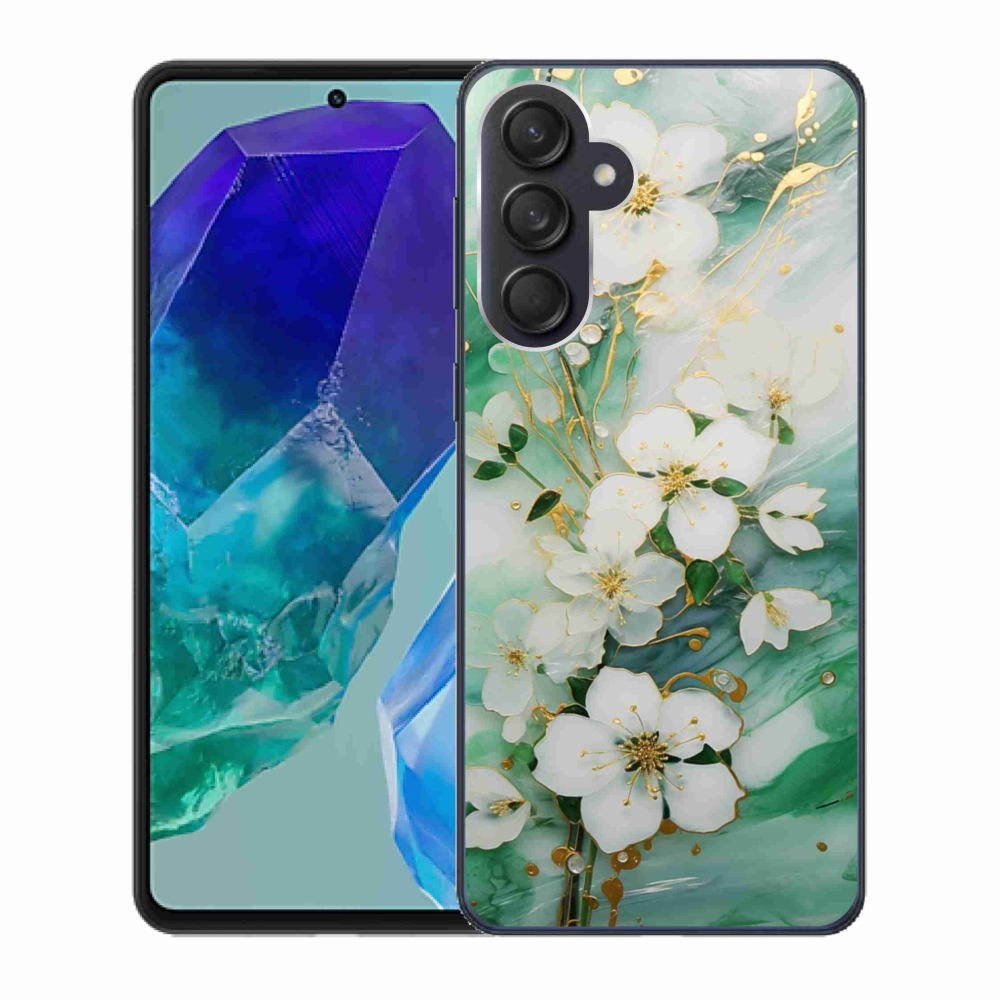 Gél borítás mmCase Samsung Galaxy M55 5G - finom virágok