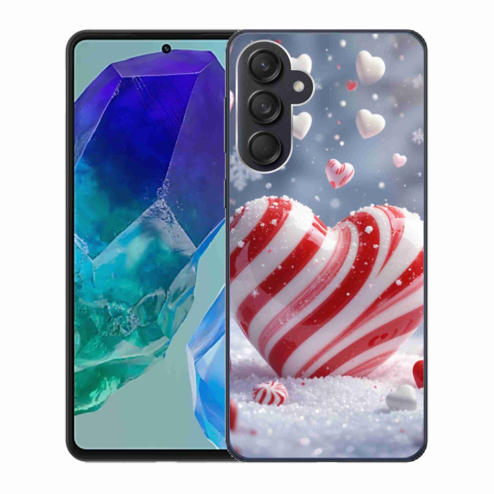 Gél borítás mmCase Samsung Galaxy M55 5G - édes szív