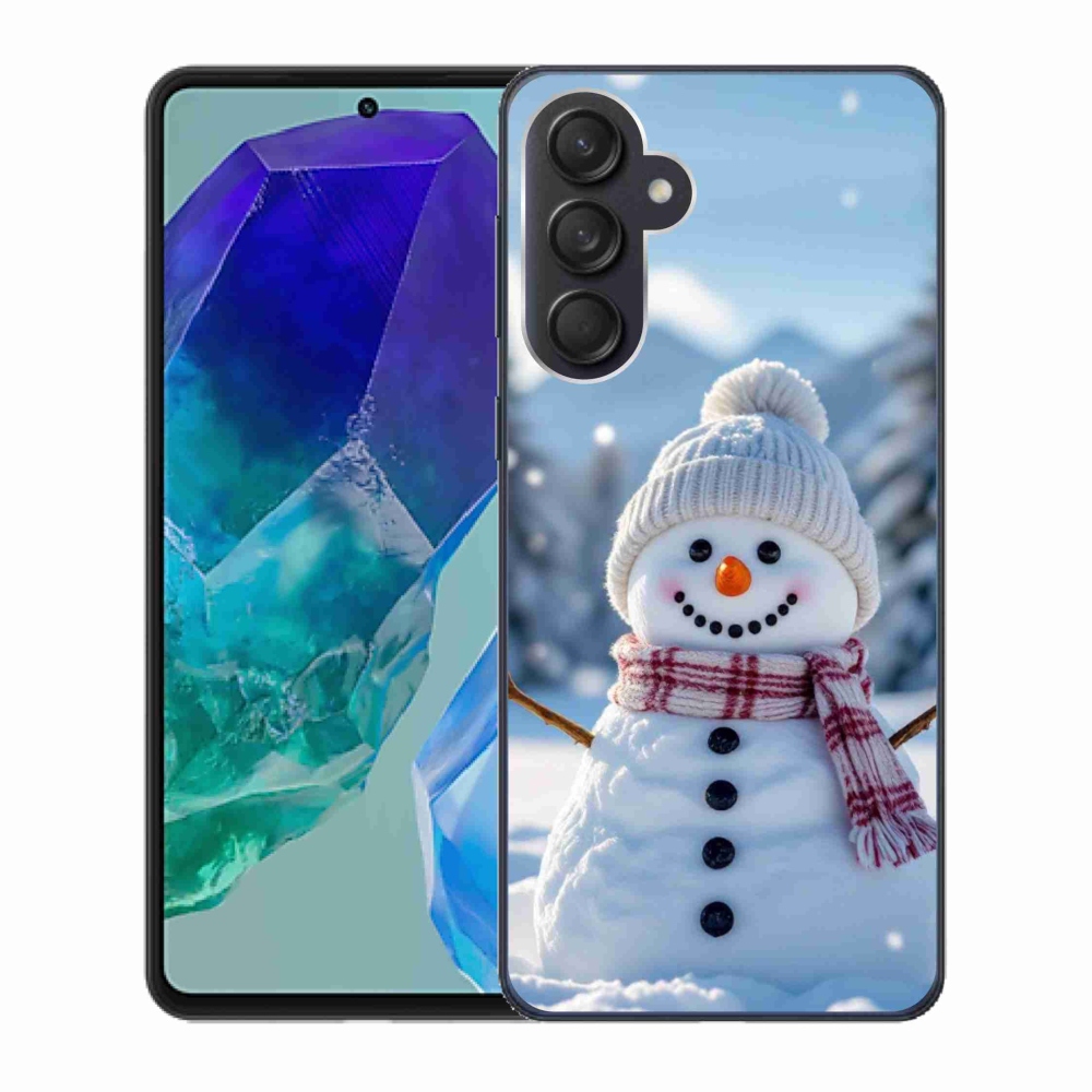 Zselés borítás mmCase Samsung Galaxy M55 5G - hóember 3