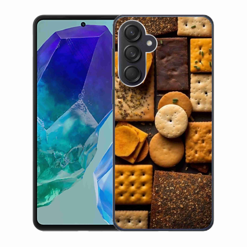 Zselés borítás mmCase Samsung Galaxy M55 5G - kekszek