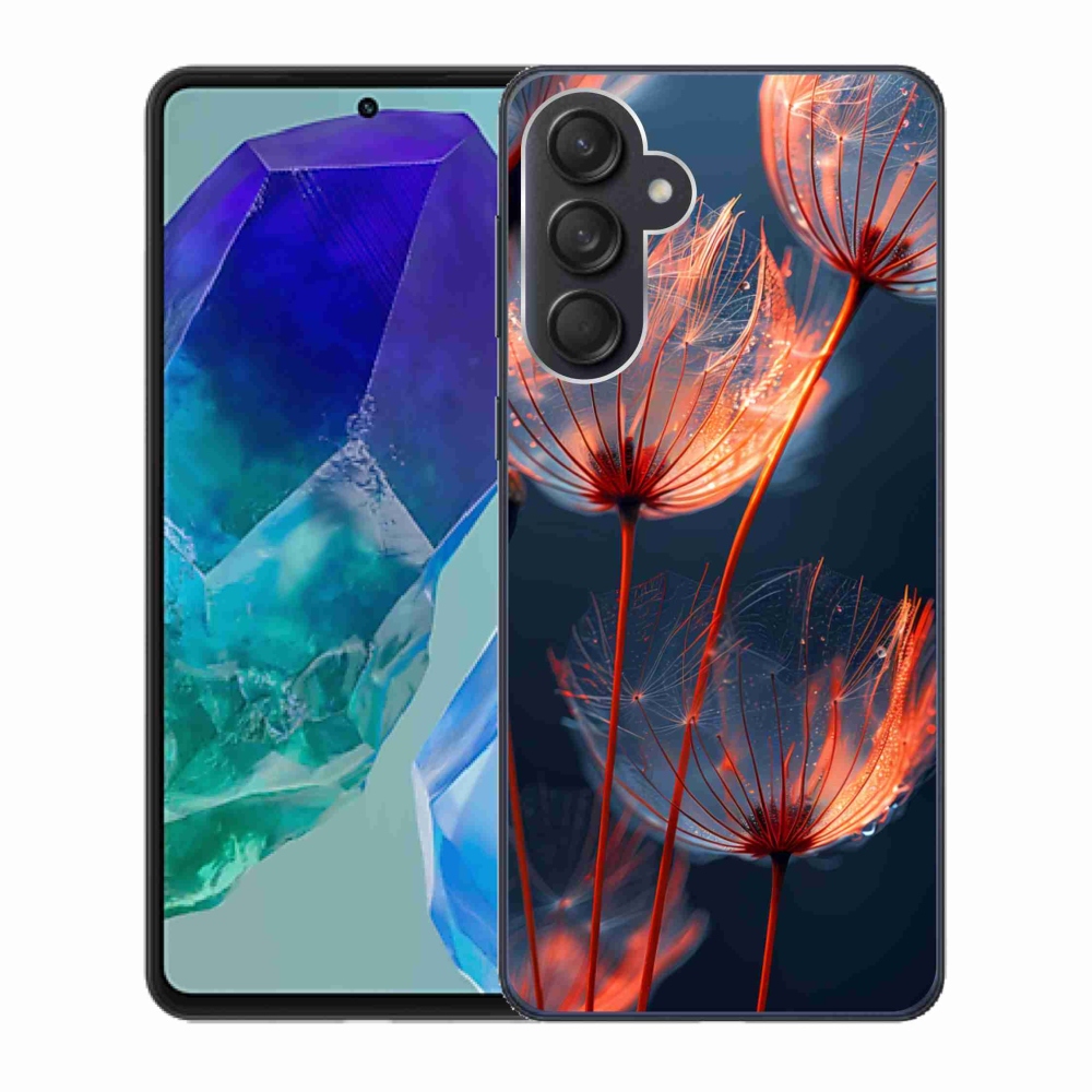 Zselés borítás mmCase Samsung Galaxy M55 5G - világító pehely