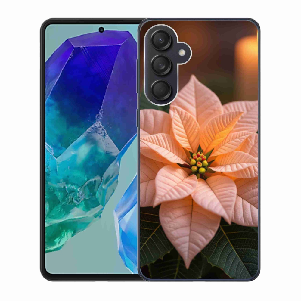 Gél borítás mmCase Samsung Galaxy M55 5G - mikulásvirág