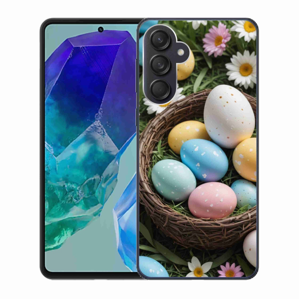 Gél védőhuzat mmCase Samsung Galaxy M55 5G - Húsvéti tojások 2