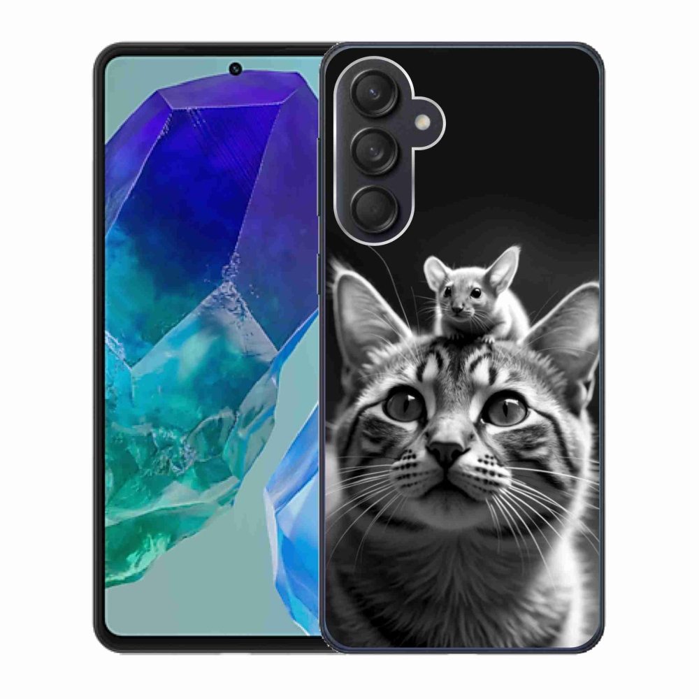 Gél borító mmCase Samsung Galaxy M55 5G - állati barátság 2