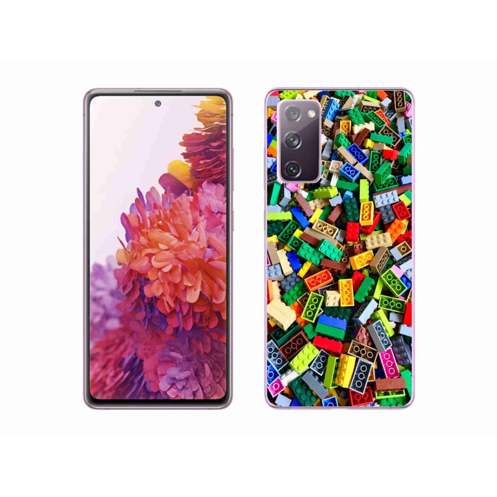 Zselés borítás mmCase Samsung Galaxy S20 FE - színes építőkockákhoz