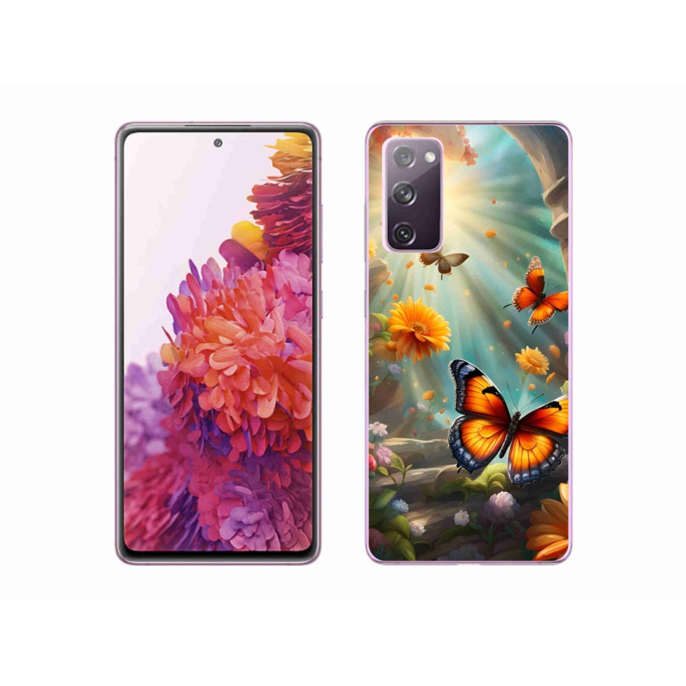 Zselés borítás mmCase Samsung Galaxy S20 FE - pillangókert 2