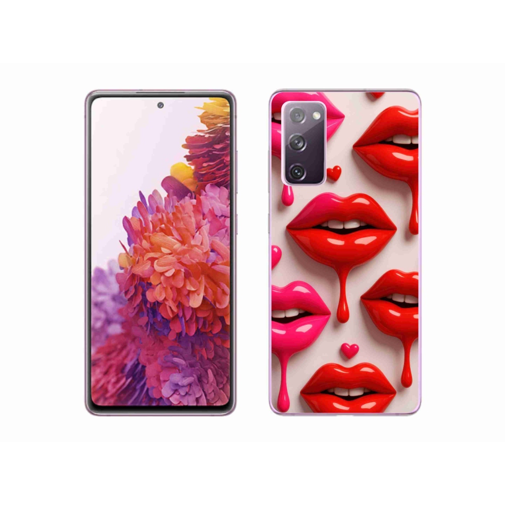 Gél védőburkolat mmCase Samsung Galaxy S20 FE - ajkak 2