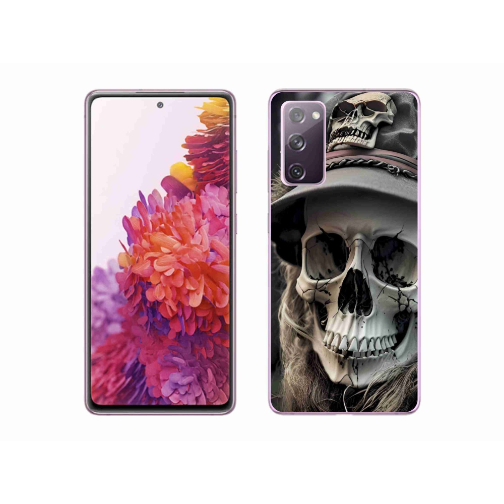 Zselés borítás mmCase Samsung Galaxy S20 FE készülékhez - sötét koponya