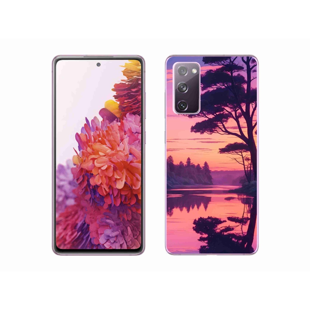 Zselés borítás mmCase Samsung Galaxy S20 FE - naplemente a tó felett