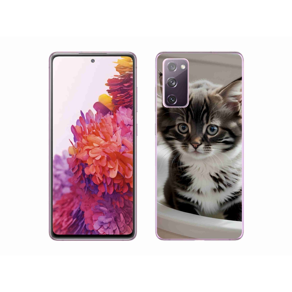 Gél védőhuzat mmCase Samsung Galaxy S20 FE - kíváncsi cica