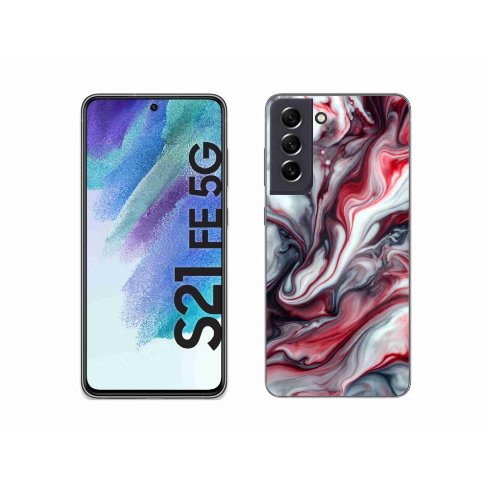 Gél borítás mmCase Samsung Galaxy S21 FE készülékhez - absztrakt motívum 37