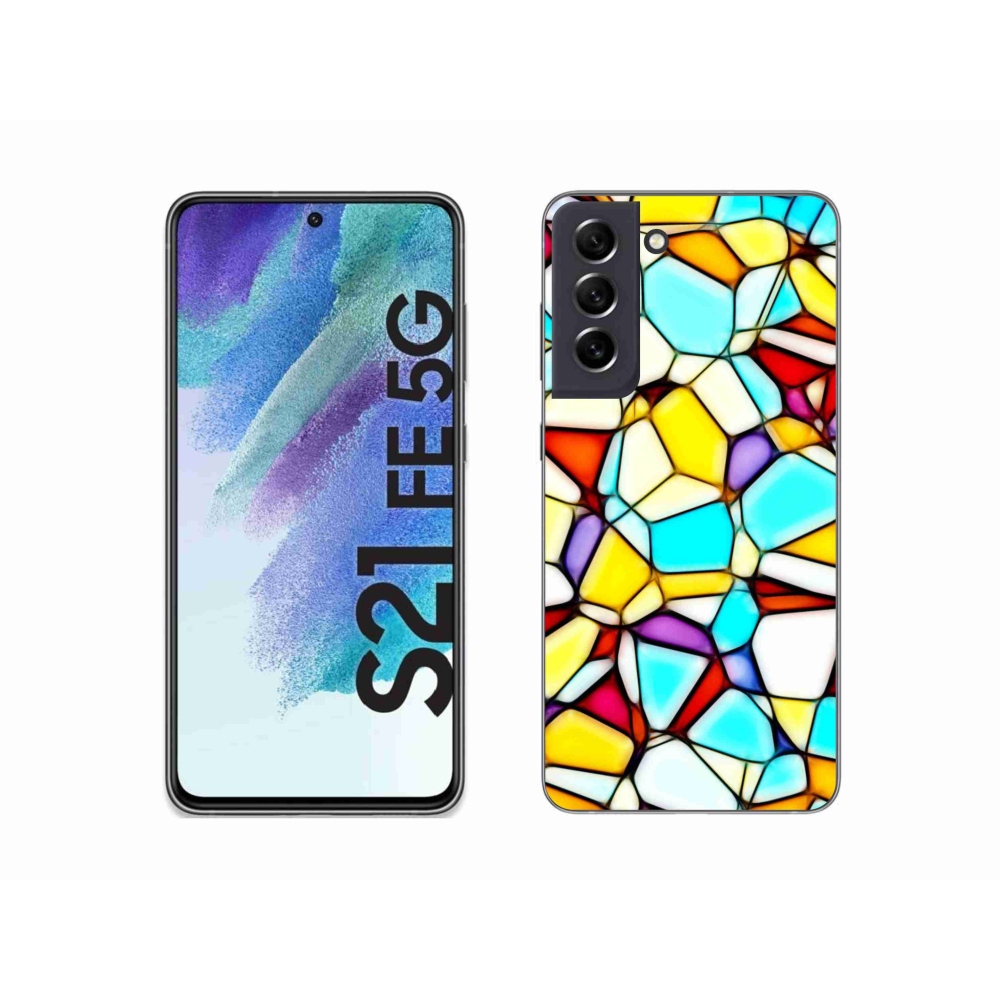 Zselés borítás mmCase Samsung Galaxy S21 FE - absztrakt motívum 40