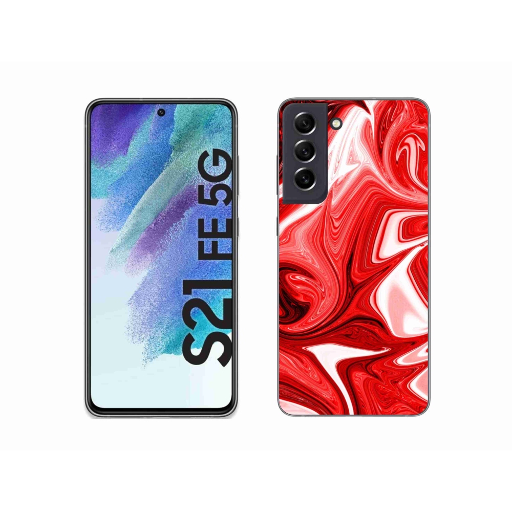 Gél borítás mmCase Samsung Galaxy S21 FE - absztrakt motívum 43