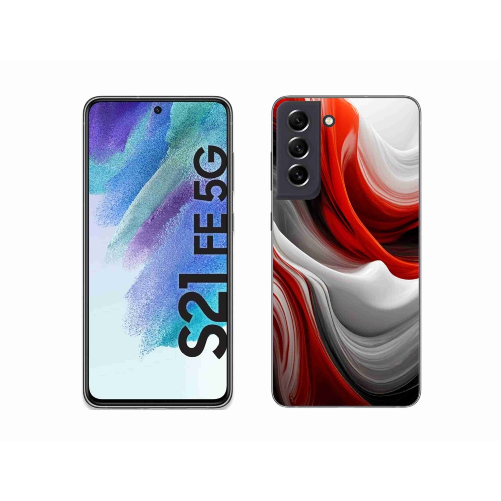 Zselés borítás mmCase Samsung Galaxy S21 FE készülékhez - absztrakt motívum 47