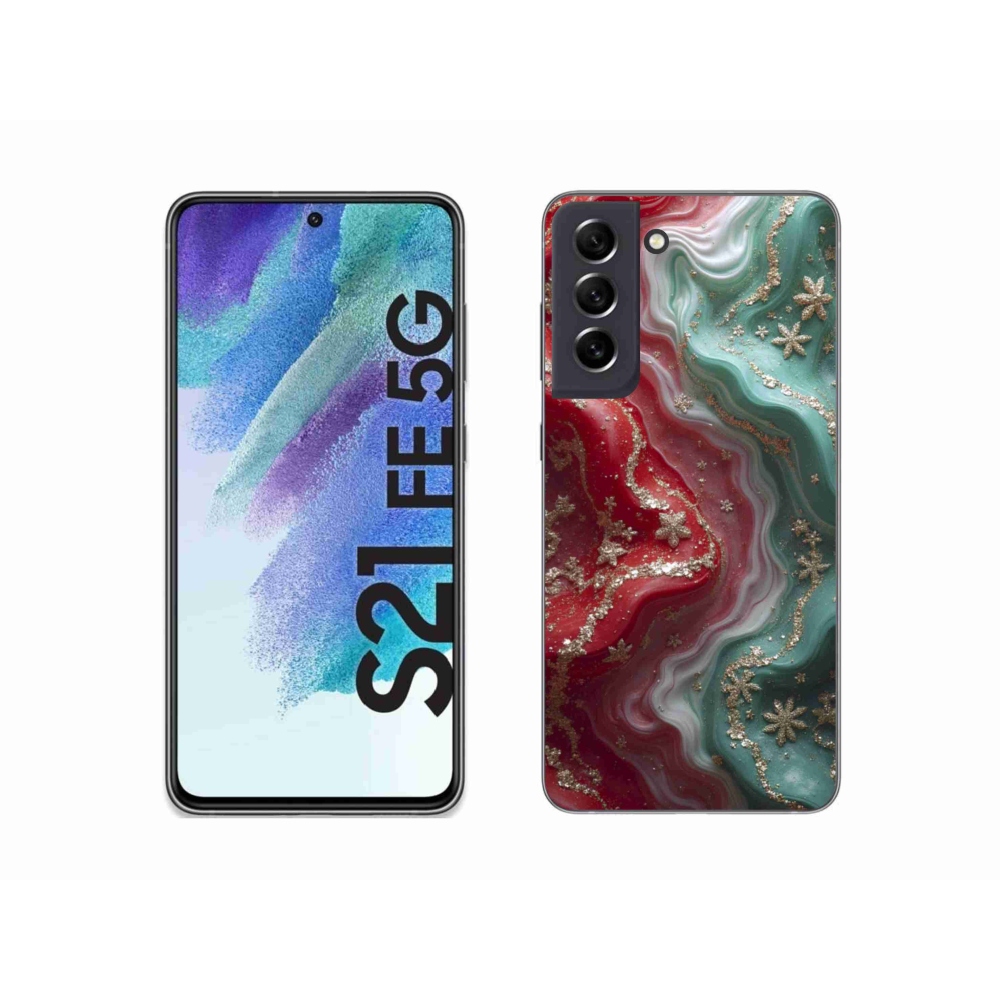 Zselés borítás mmCase Samsung Galaxy S21 FE készülékhez - absztrakt motívum 54