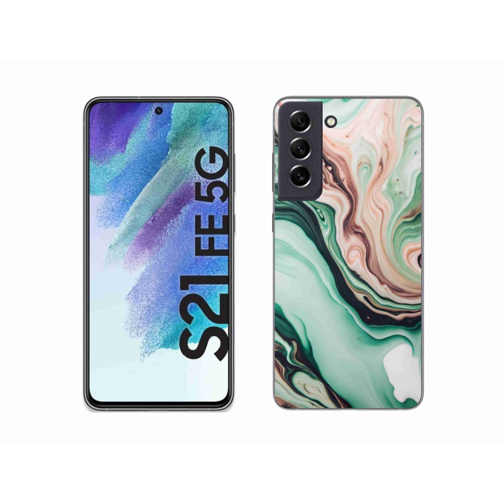 Zselés borítás mmCase Samsung Galaxy S21 FE készülékhez - absztrakt motívum 62