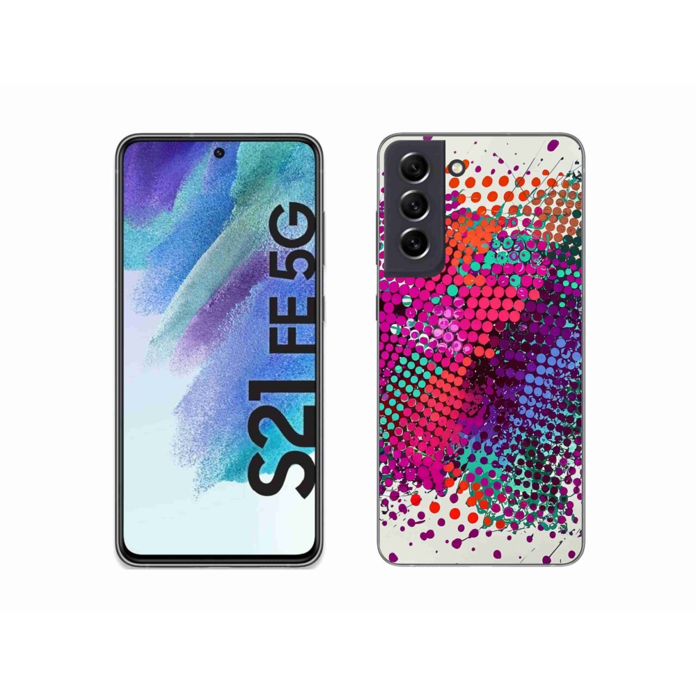 Zselés borítás mmCase Samsung Galaxy S21 FE - absztrakt motívum 65