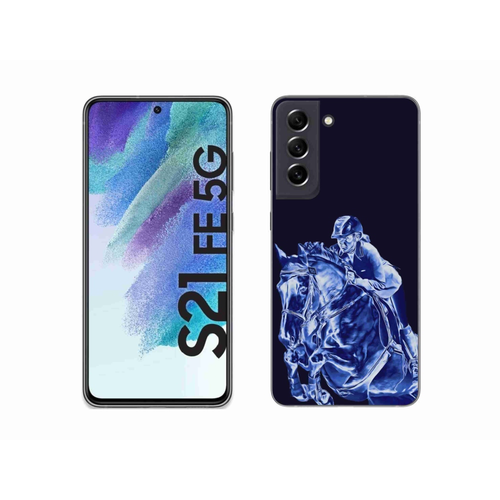 Zselés borítás mmCase Samsung Galaxy S21 FE - versenyló számára