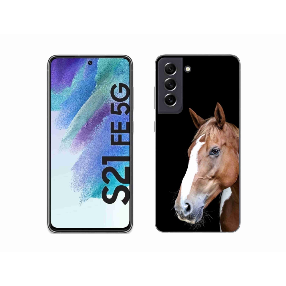 Zselés borítás mmCase Samsung Galaxy S21 FE - barna ló 3