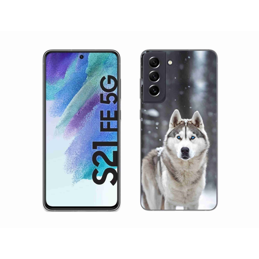 Gél védőburkolat mmCase Samsung Galaxy S21 FE - husky 2