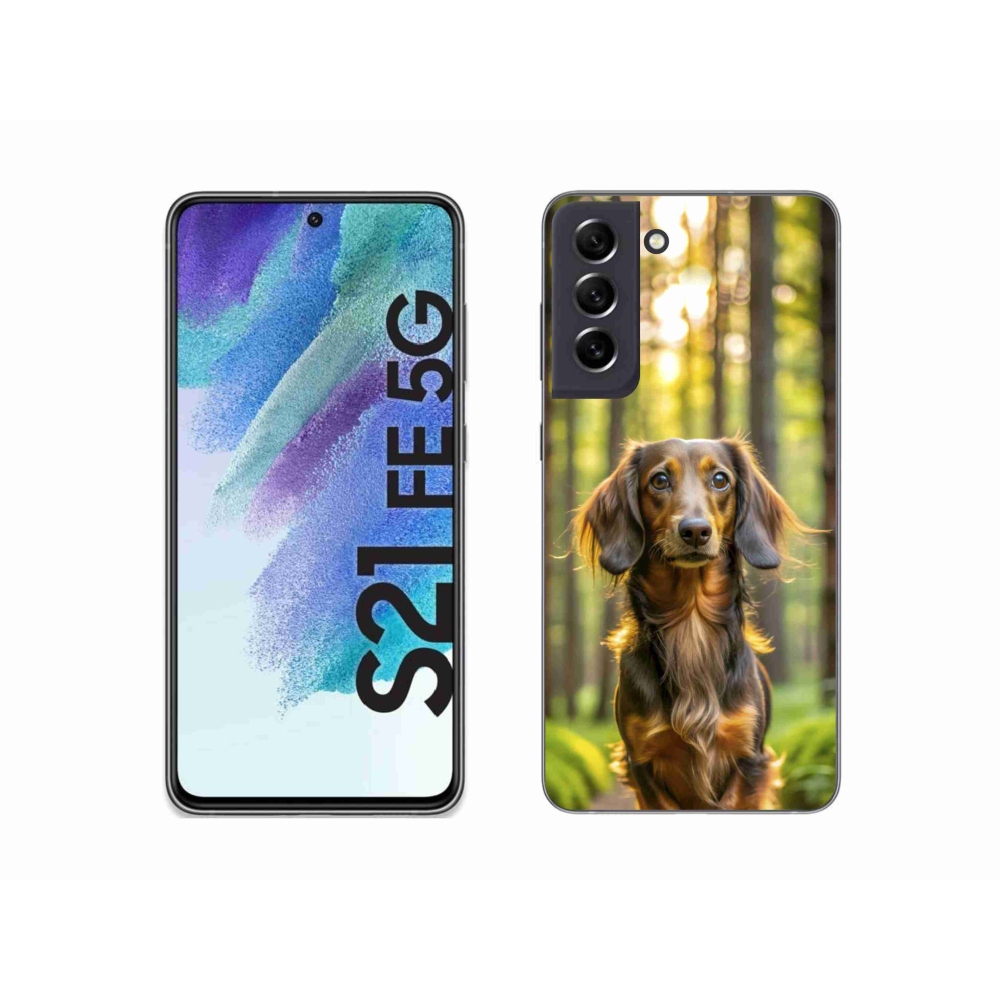 Zselés borítás mmCase Samsung Galaxy S21 FE - tacskó 4